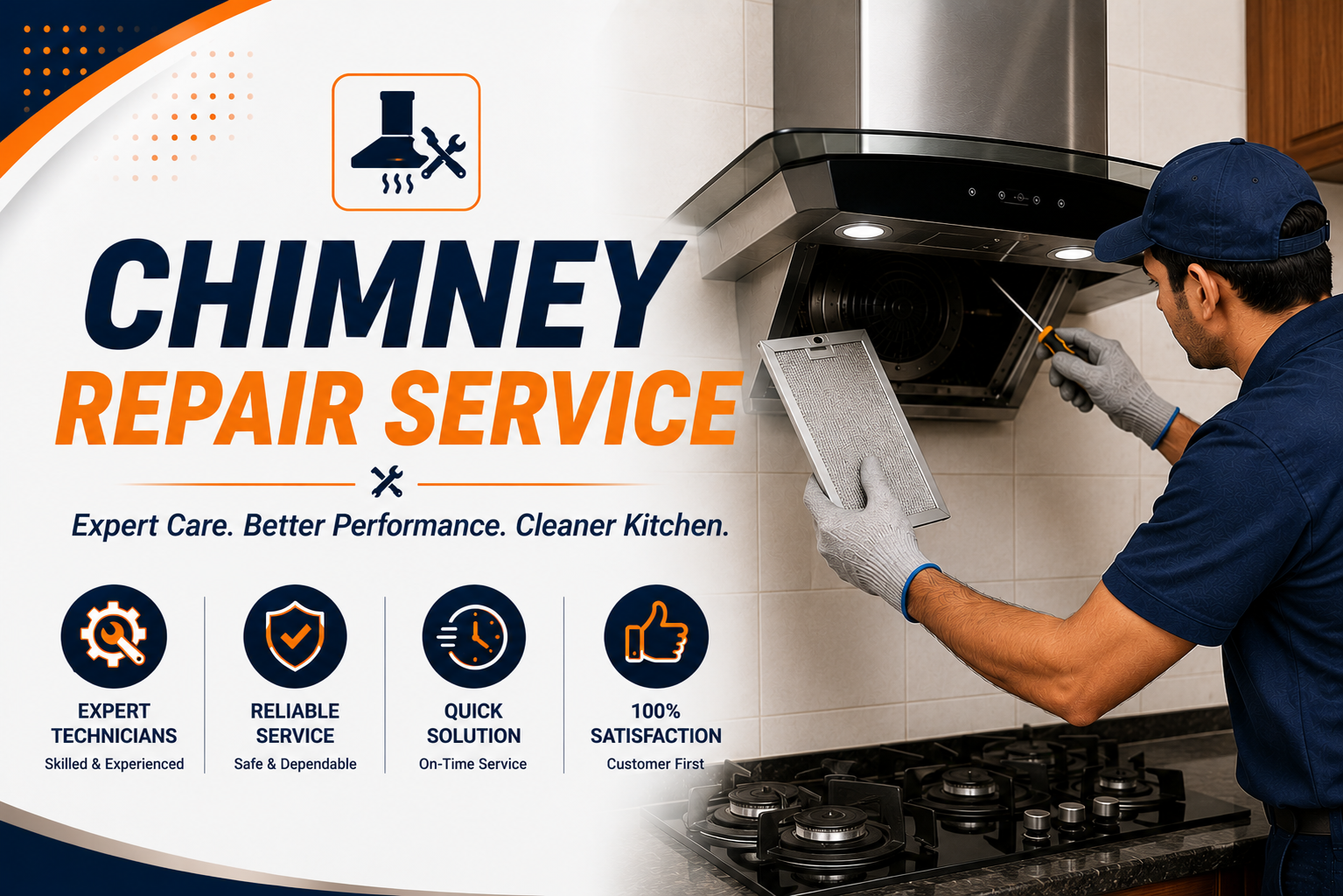 Kitchen chimney repair service in Meerut