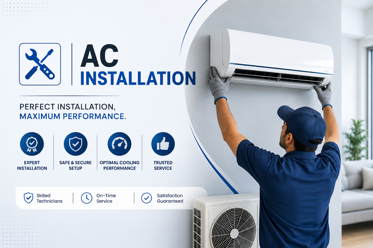 AC installation service in Meerut